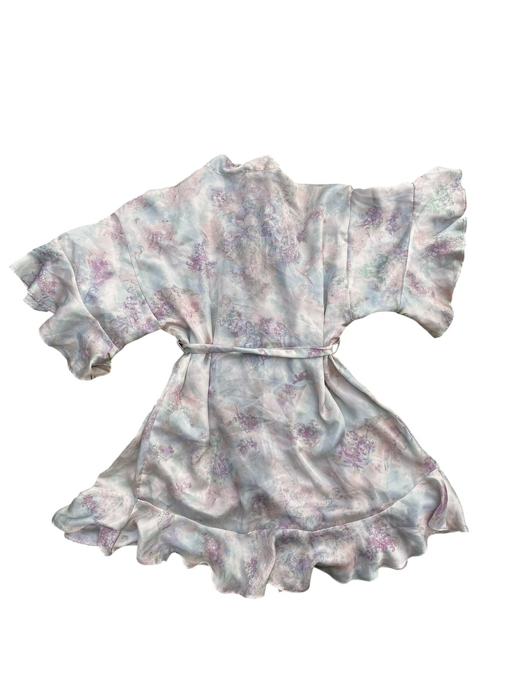 Victoria's Secret Kimono Robe Satin Belted Sleeve Lightweight Size XS/S - Picture 5 of 14